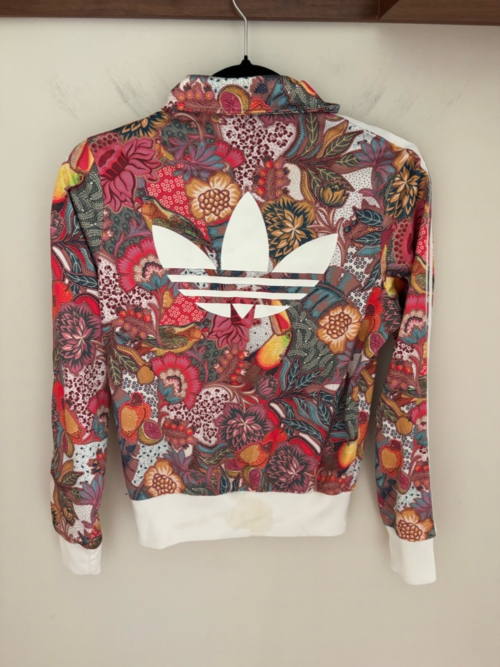 Adidas Originals X Farm Rio Fugiprabali Firebird Floral Track Jacket Size XS - Picture 6 of 8